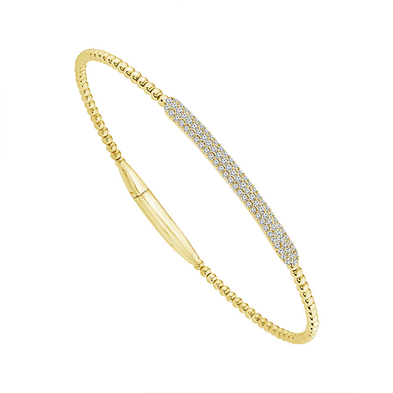 Diamond Bangle 0.50 ct tw 14k Yellow Gold