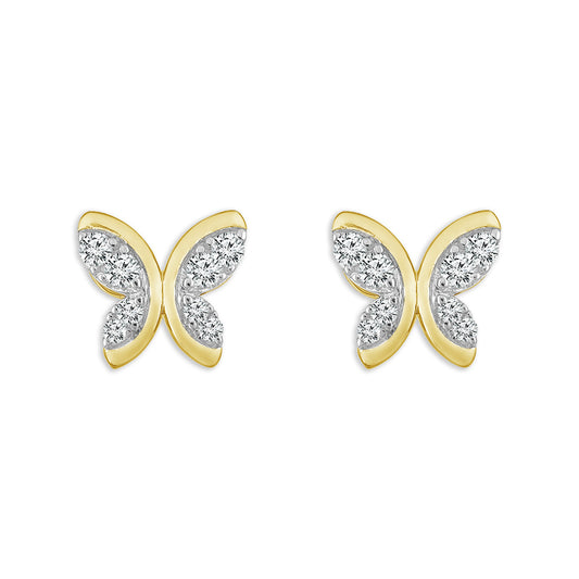 Diamond Fashion Earrings 0.50 ct tw 10k Yellow Gold