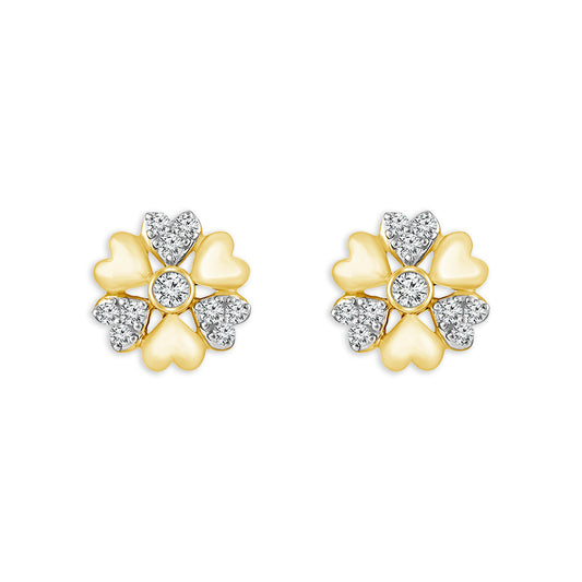 Diamond Fashion Earrings 0.25 ct tw 10k Yellow Gold