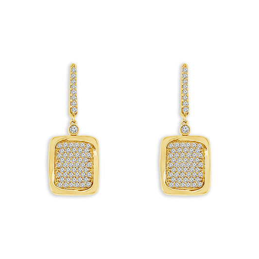 Diamond Fashion Earrings 0.40 ct tw 10k Yellow Gold