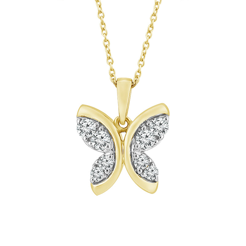 Diamond Fashion Pendant 0.30 ct tw 10k Yellow Gold