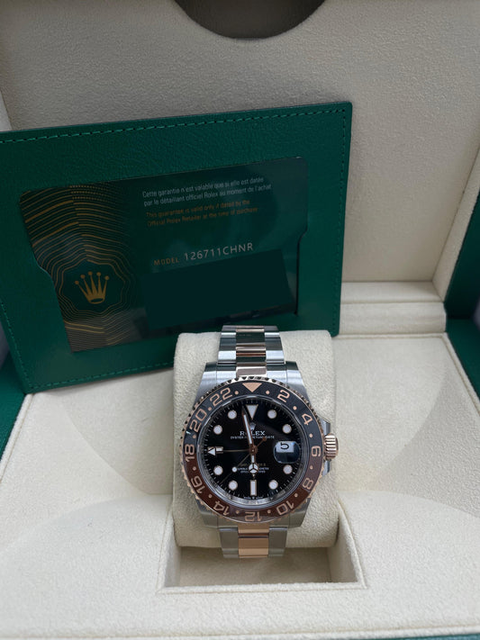 ROLEX GMT MASTER II   ROOT BEER TWO TONE  40MM - 126711CHNR
