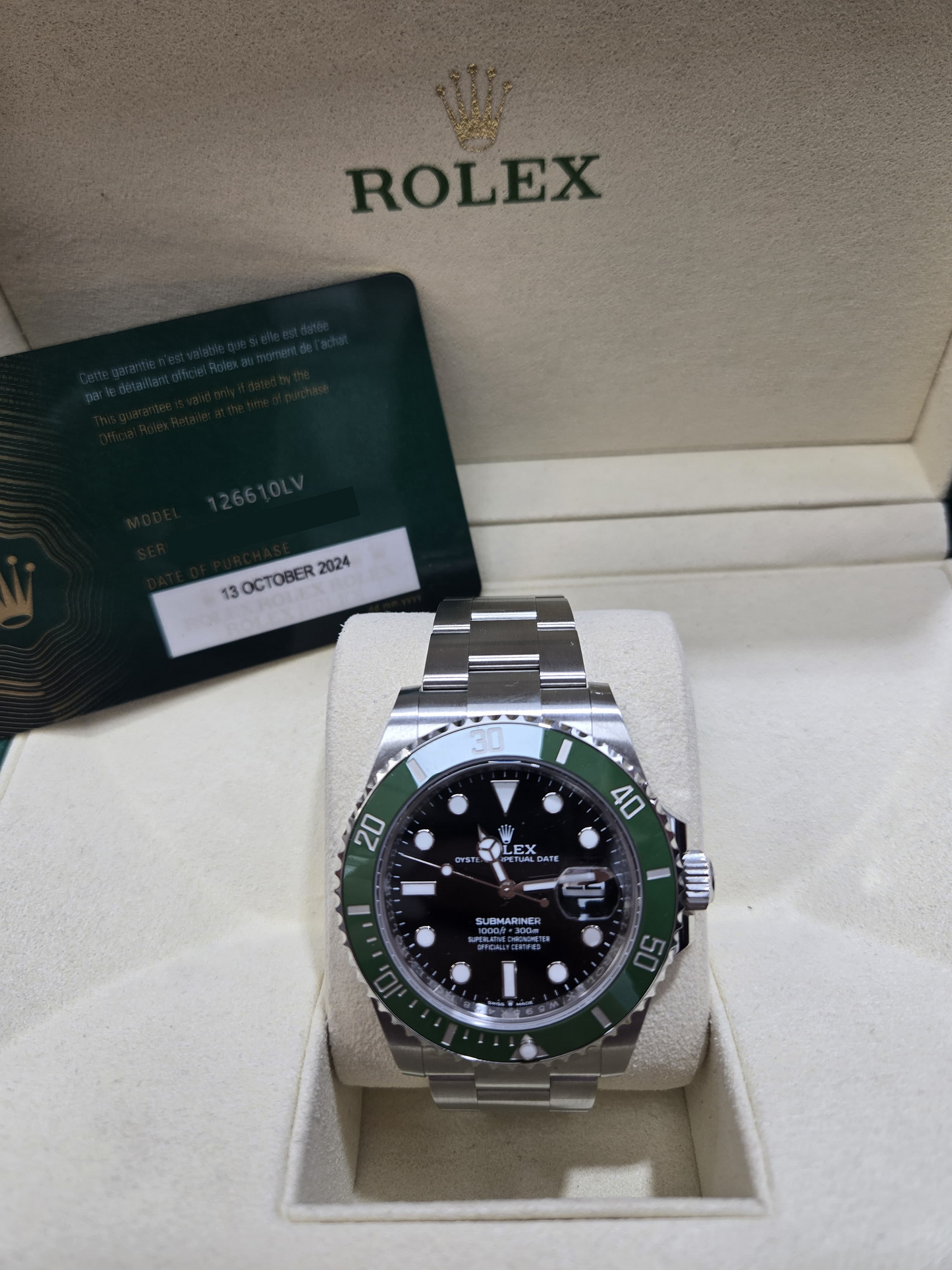 ROLEX SUBMARINER STARBUCKS S/STEEL 40MM - 126610LV