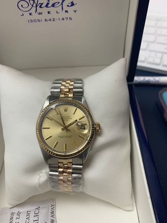 Rolex date just two tone 36mm