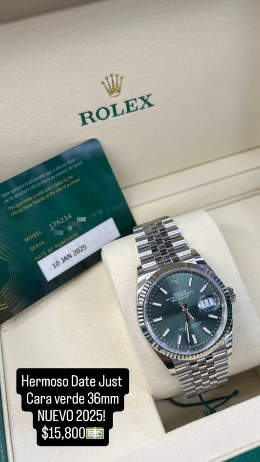 Rolex DateJust st steell 36mm