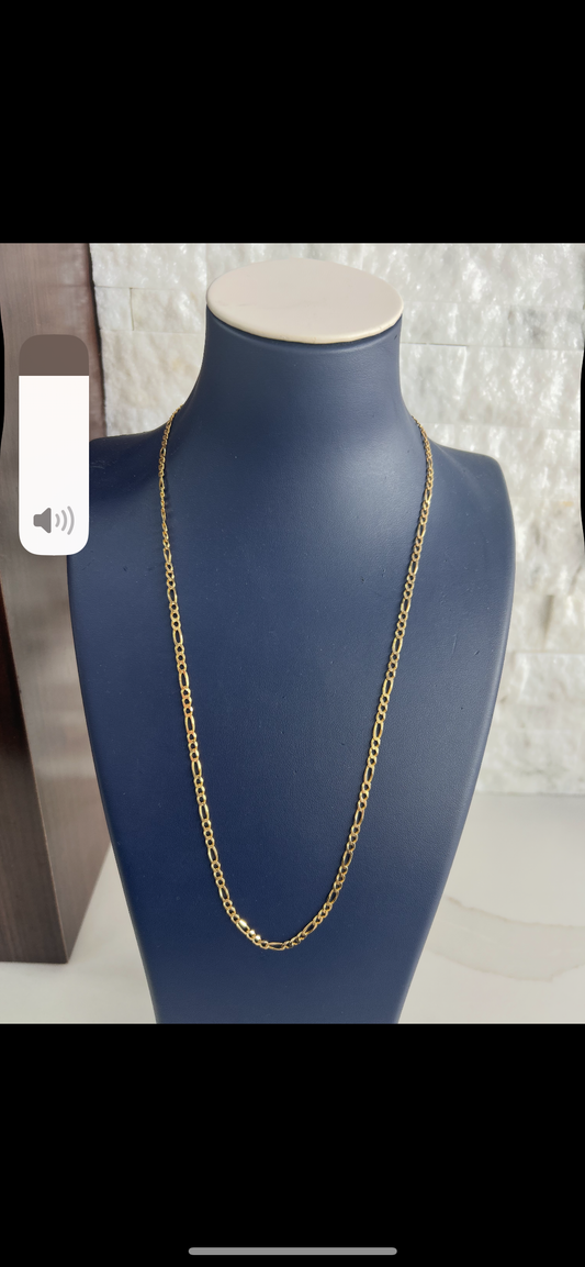 Chain Fígaro 14kt Solid 24’