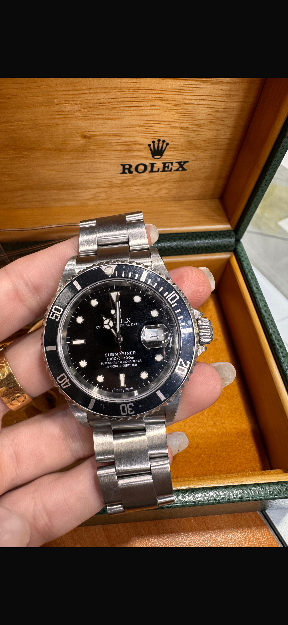 Rolex Submarino Face Black