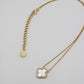 925 Sterling Silver Fashion Necklace with 14K Yellow Gold Plating