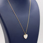 925 Sterling Silver Fashion Necklace with 14K Yellow Gold Plating