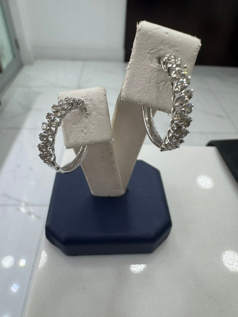 EARRINGS WHITE GOLD