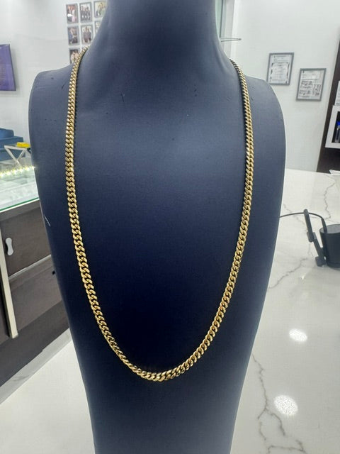 PAGO FINAL CHAIN CUBAN LINK 14KT/27.5''/63.6g/ 5.26MM