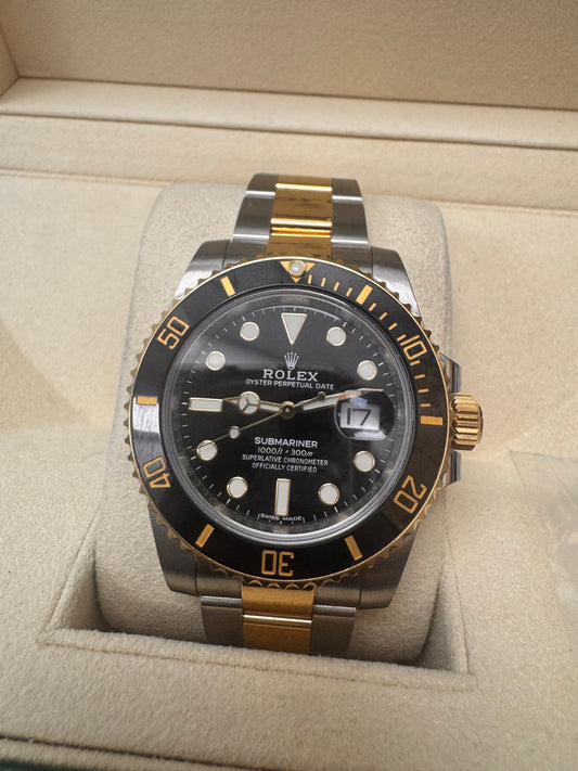 PAYMENT ROLEX SUBMARINO TWO TONE