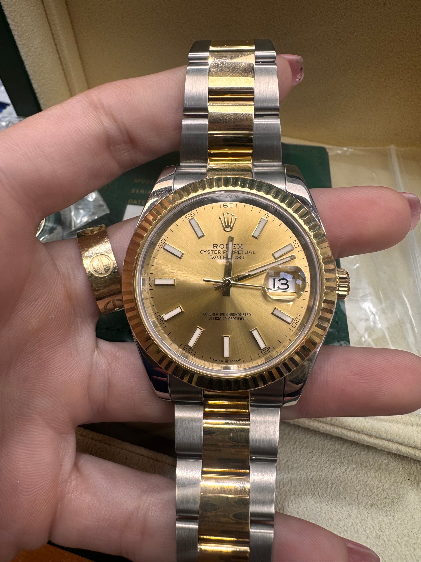 PAYMENT ROLEX TWO TONE