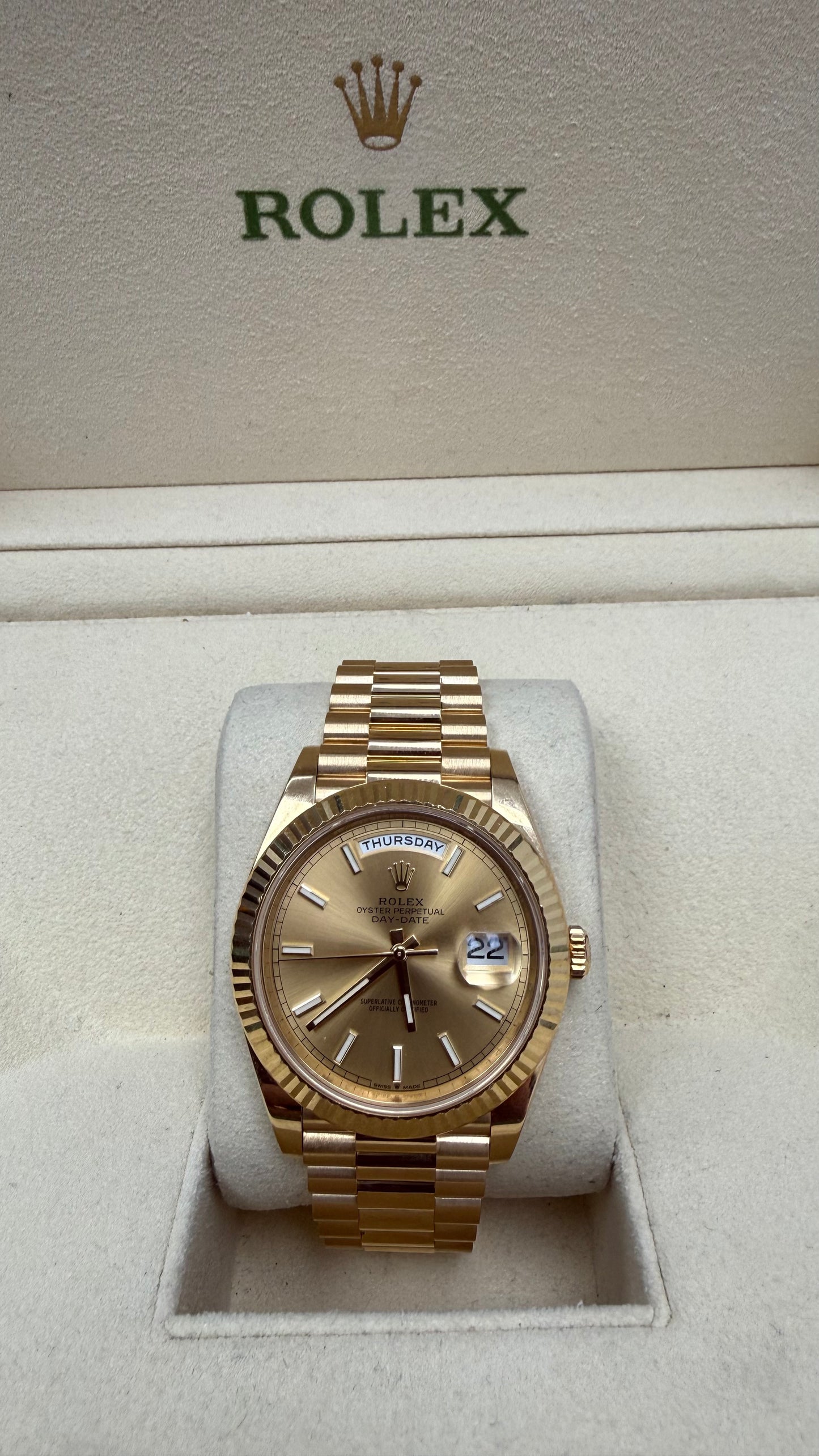 ROLEX DAY-DATE 40MM