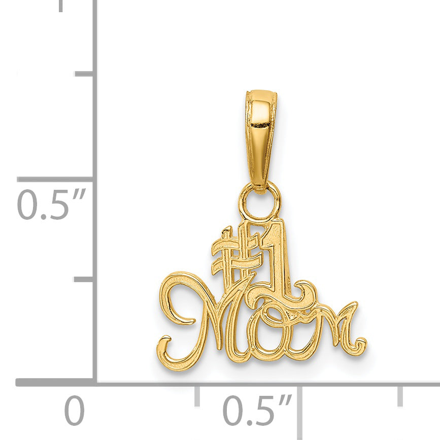 14k &num;1 MOM Charm