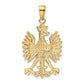 14k Phoenix Mythological Bird Charm