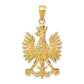 14k Phoenix Mythological Bird Charm