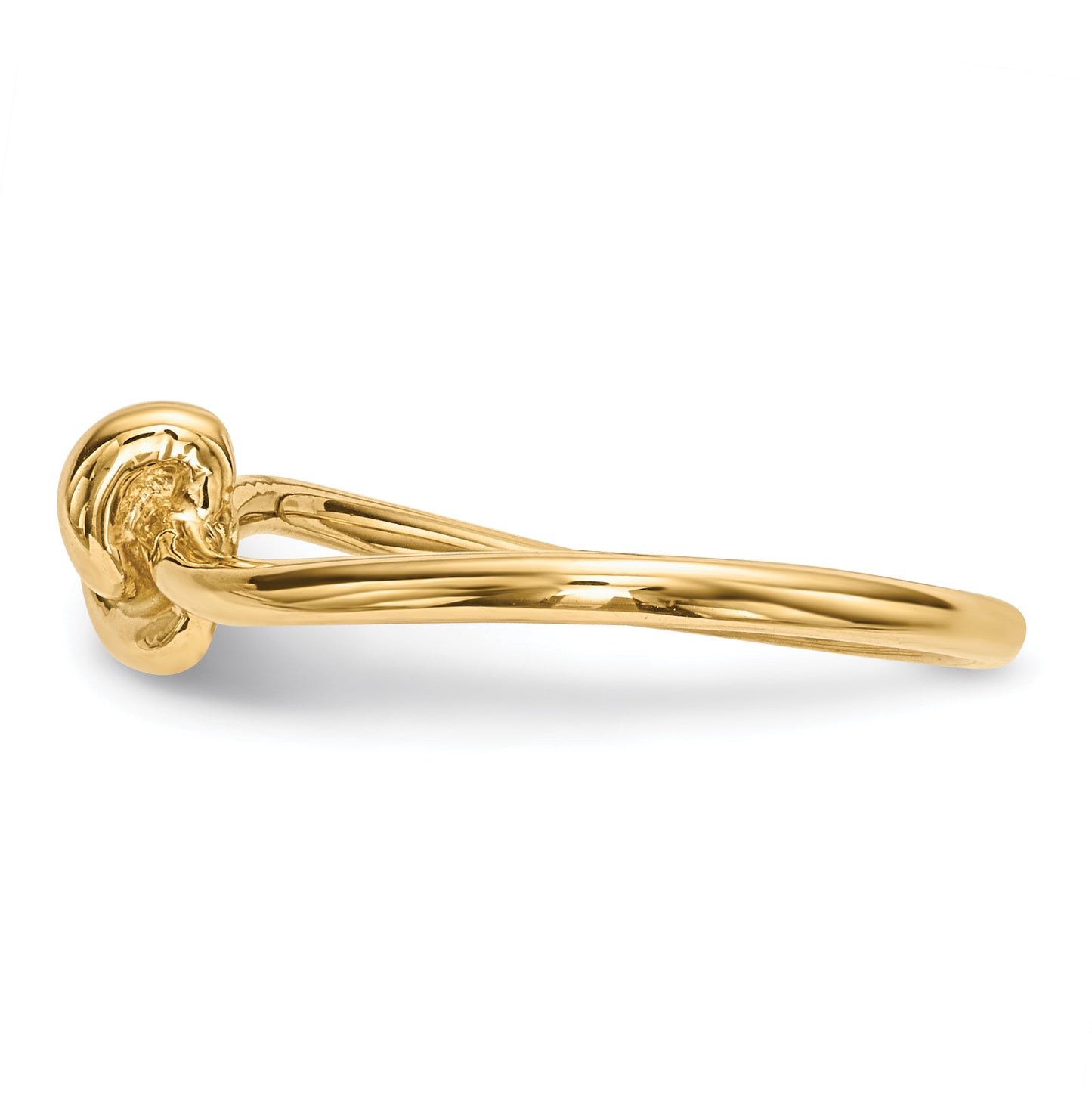 14k Polished Knot Ring