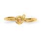 14k Polished Knot Ring