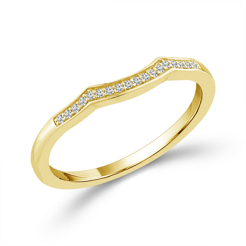 Diamond Bridal Set 0.25 ct tw 10k Yellow Gold