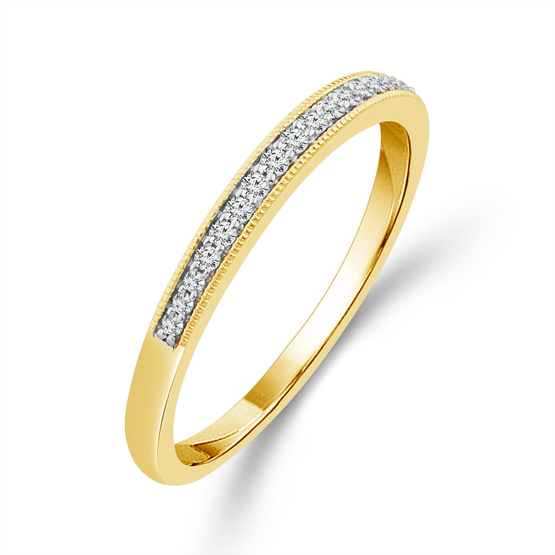 Diamond Bridal Set 0.50 ct tw 10k Yellow Gold