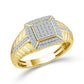 Diamond Mens Ring 0.50 ct tw 10k Yellow Gold