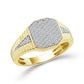 Diamond Mens Ring 0.50 ct tw 10k Yellow Gold