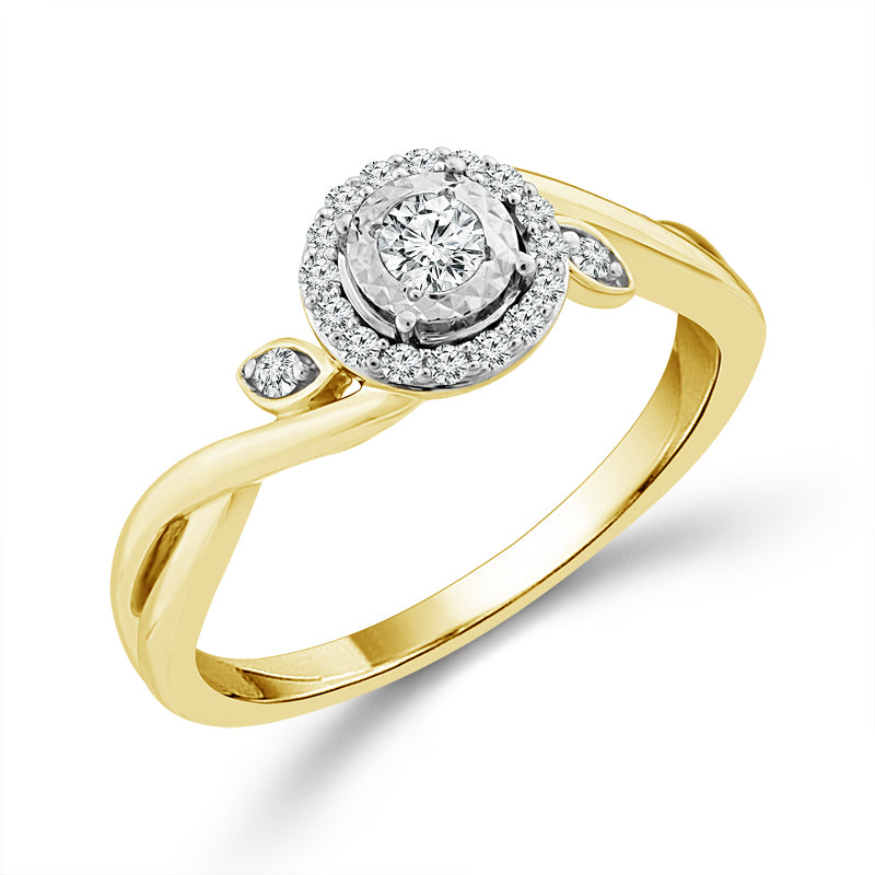 Diamond Fashion Ring 0.20 ct tw 10k Yellow Gold