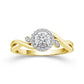 Diamond Fashion Ring 0.20 ct tw 10k Yellow Gold