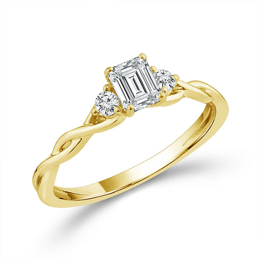 Diamond Fashion Ring 0.50 ct tw 10k Yellow Gold