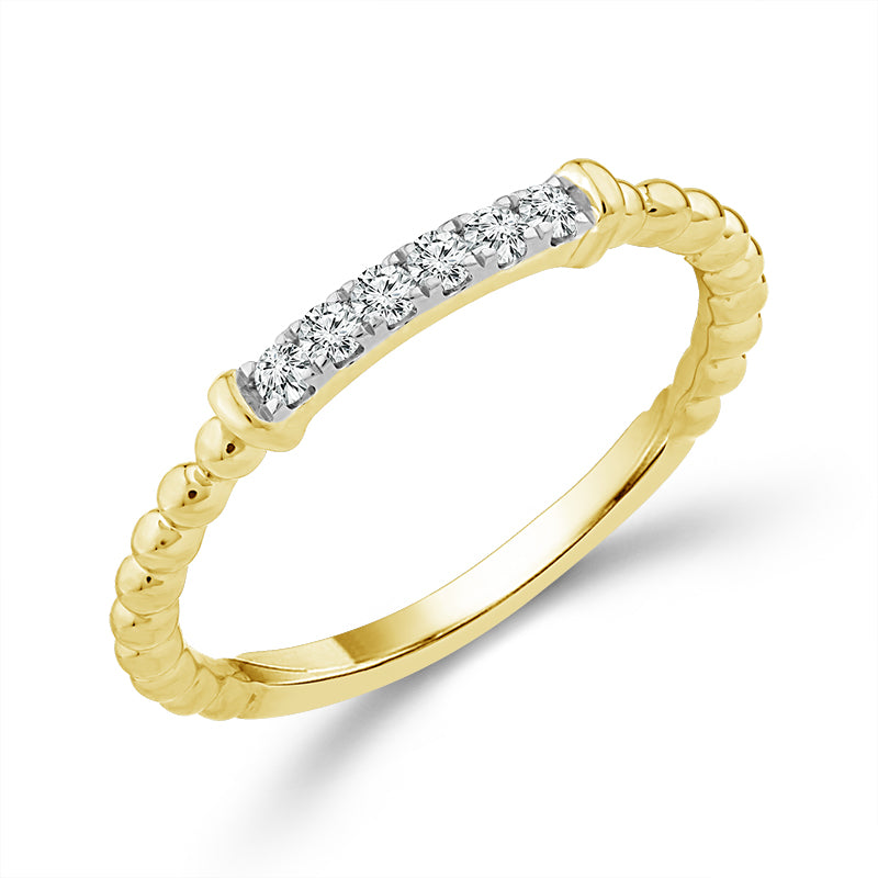 Diamond Band 0.10 ct tw 14k Yellow Gold