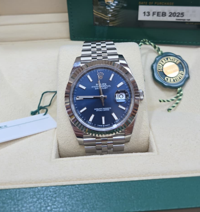 ROLEX DATE-JUST S/STEEL 41MM - 126334