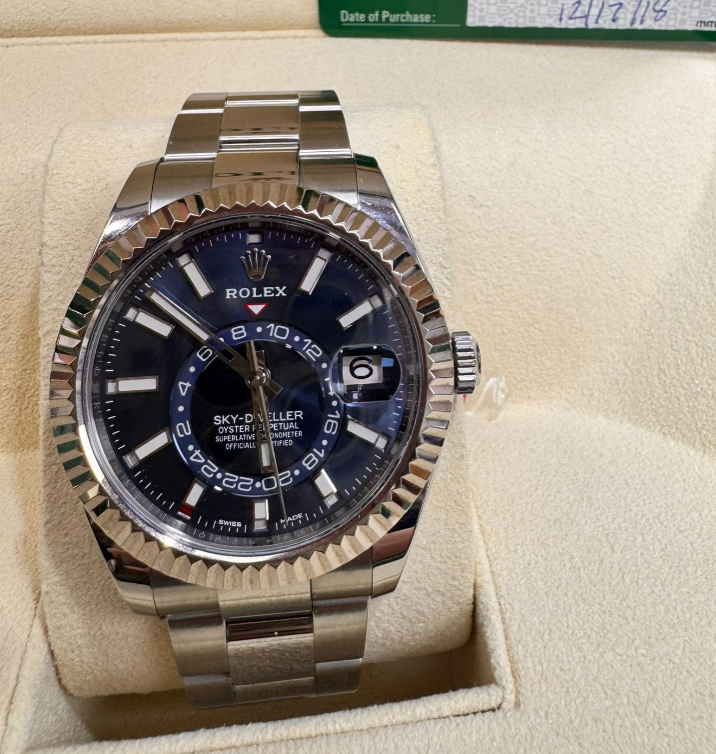 ROLEX SKY-DWELLER BLUE-FACE 41MM - 326934