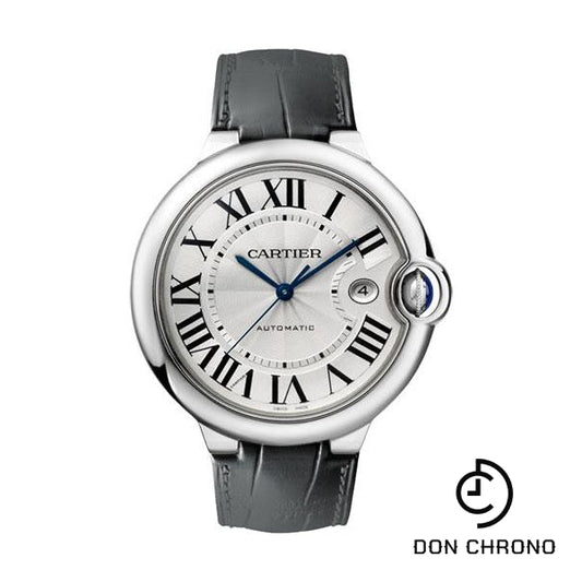 Reloj Cartier Ballon Bleu de Cartier de 42 mm - Caja de acero de 42,1 mm - Correa de aligátor negra - W69016Z4