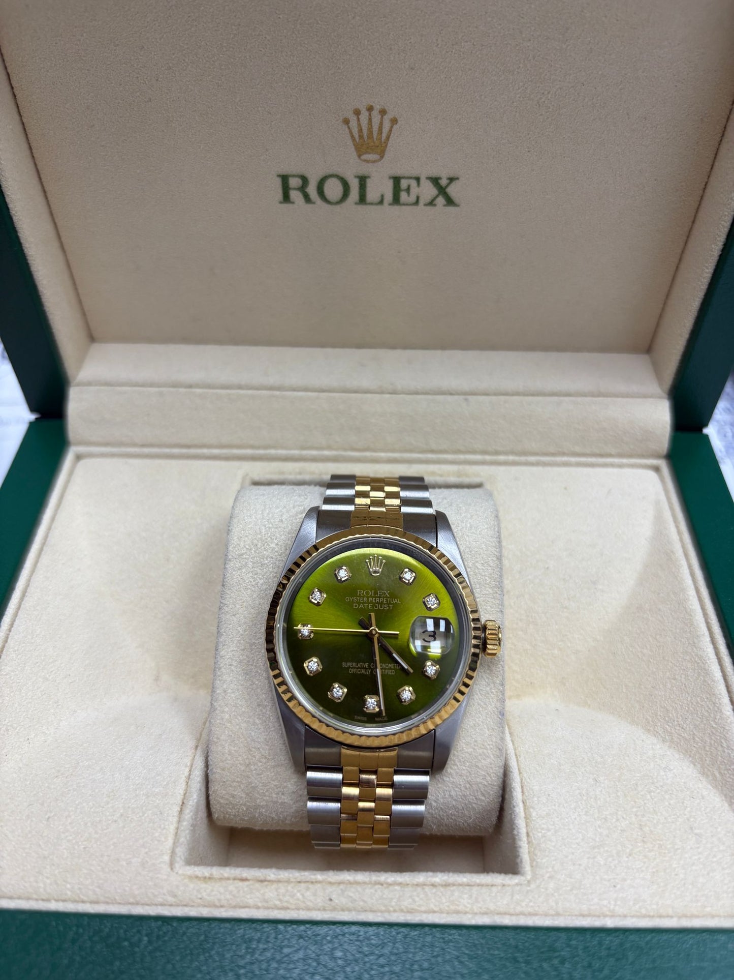 ROLEX DATEJUST TWO-TONE  36MM  - 16233