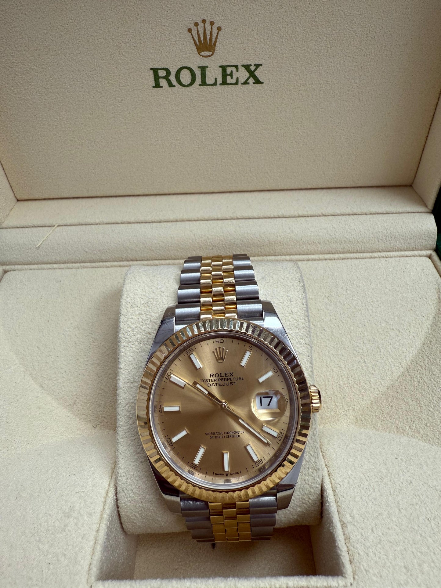 ROLEX DATEJUST TWO-TONE 40MM - 126333