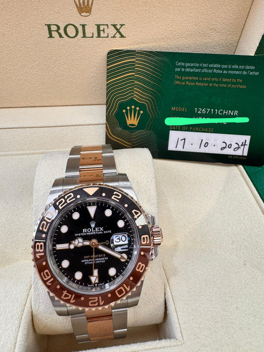 ROLEX TWO-TONE GMT-MASTER II 40MM - 126711CHNR