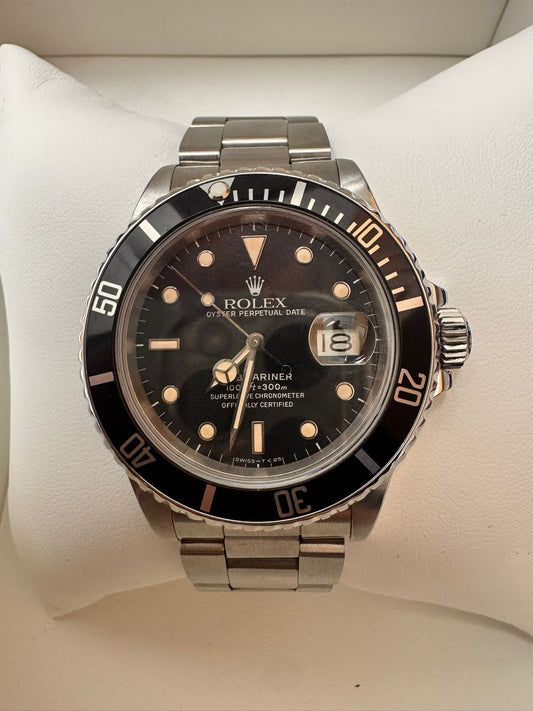 ROLEX SUBMARINER S/STEEL 40MM - 168000