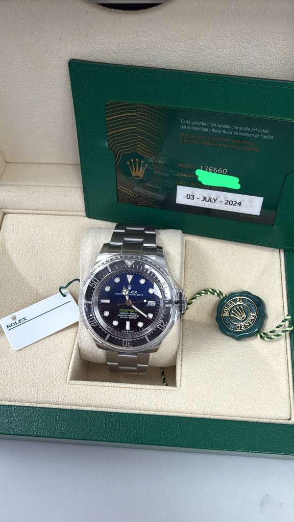 ROLEX DEEPSEA S/STEEL 44MM - 136660