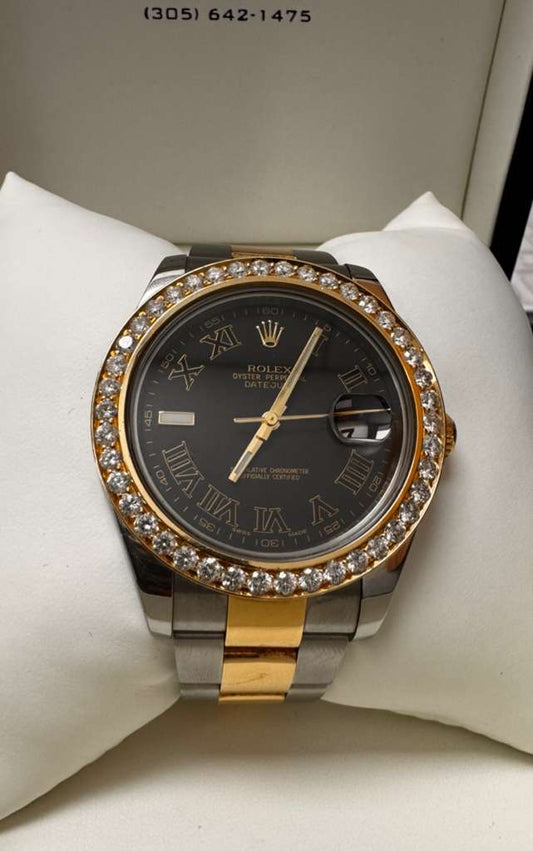 ROLEX TWO-TONE DATE-JUST
