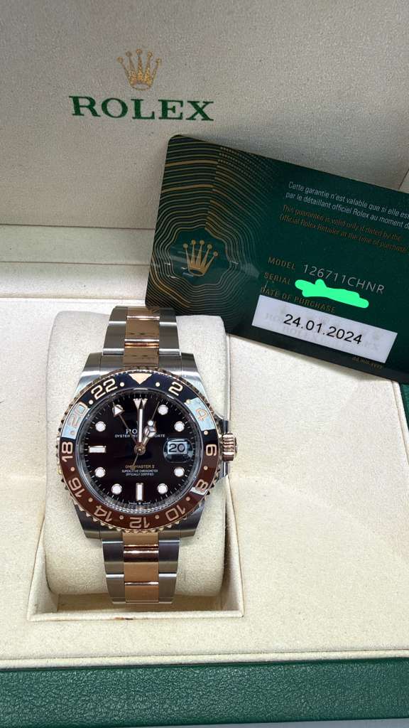ROLEX TWO-TONE GMT-MASTER II ROOT BEAR  40MM - 1267711CHNR