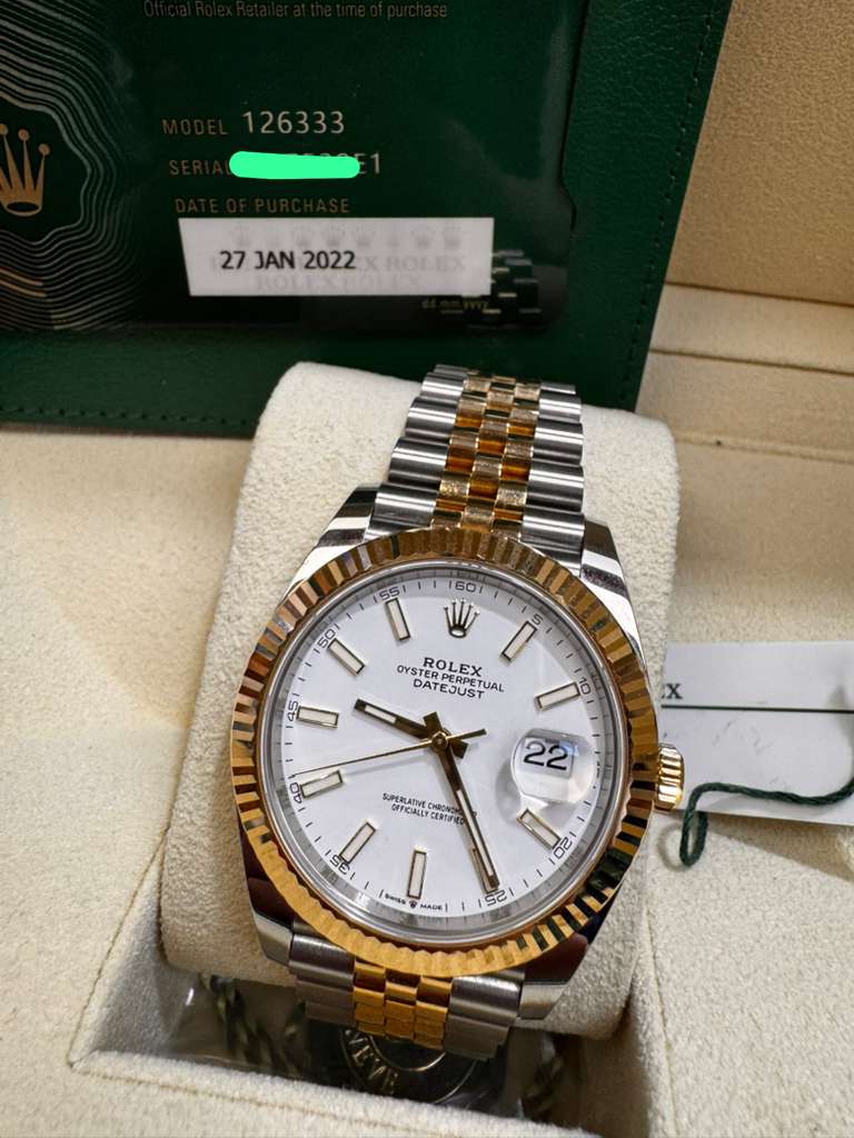 ROLEX TWO-TONE DATE-JUST 41MM - 126333