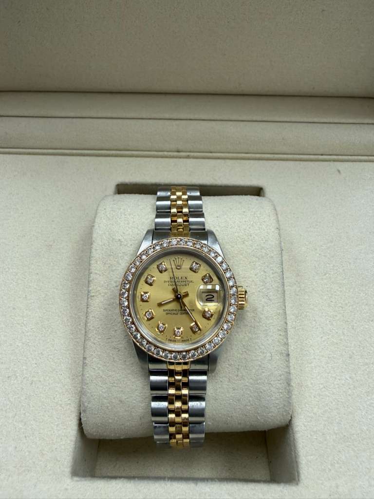 ROLEX DATE-JUST WITH DIAMOND 26MM - 69173