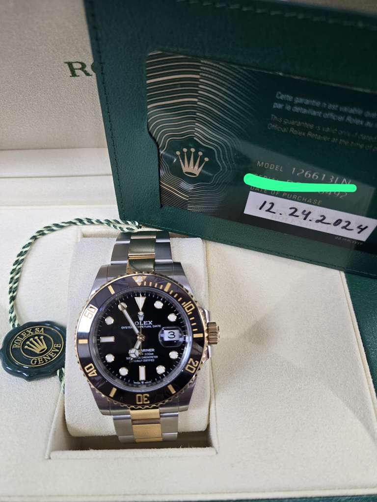 ROLEX SUBMARINER TWO-TONE 41MM - 126613N