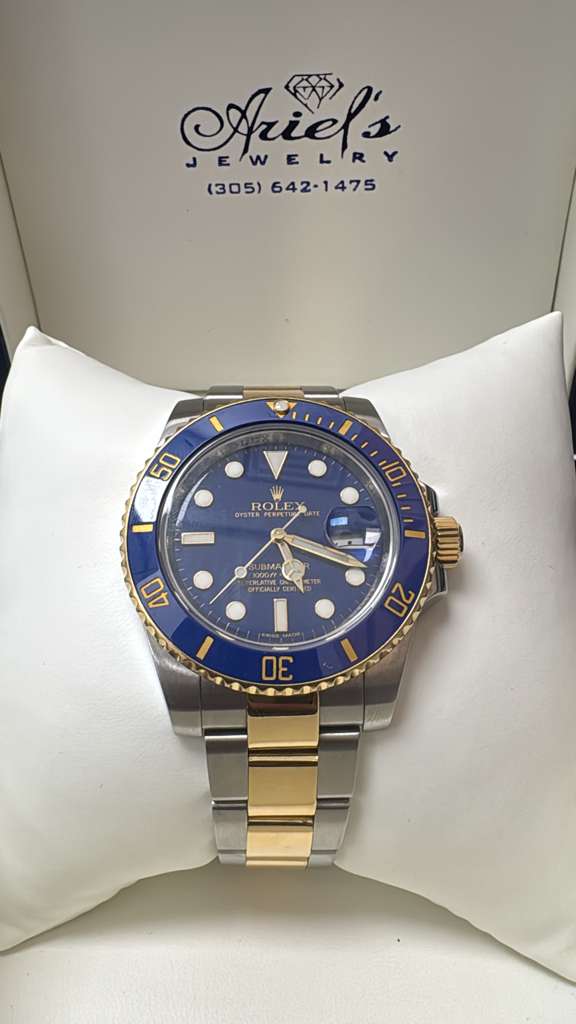 ROLEX BLUE-FACE TWO-TONE 40MM -116613LB