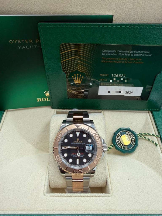 ROLEX YACHT-MASTER BLACK FACE 40MM - 126621