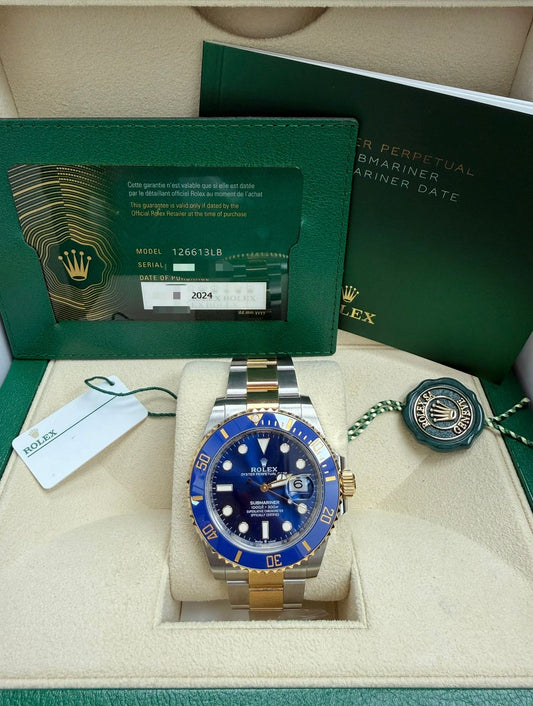 ROLEX SUBMARINER-BLUESY TWO-TONE 41MM-126613LB