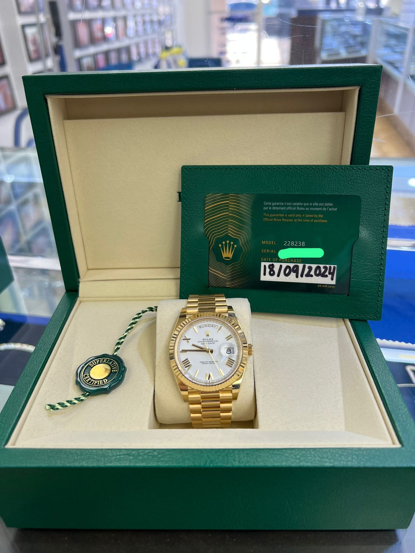 ROLEX PRESIDENT 40MM-228238