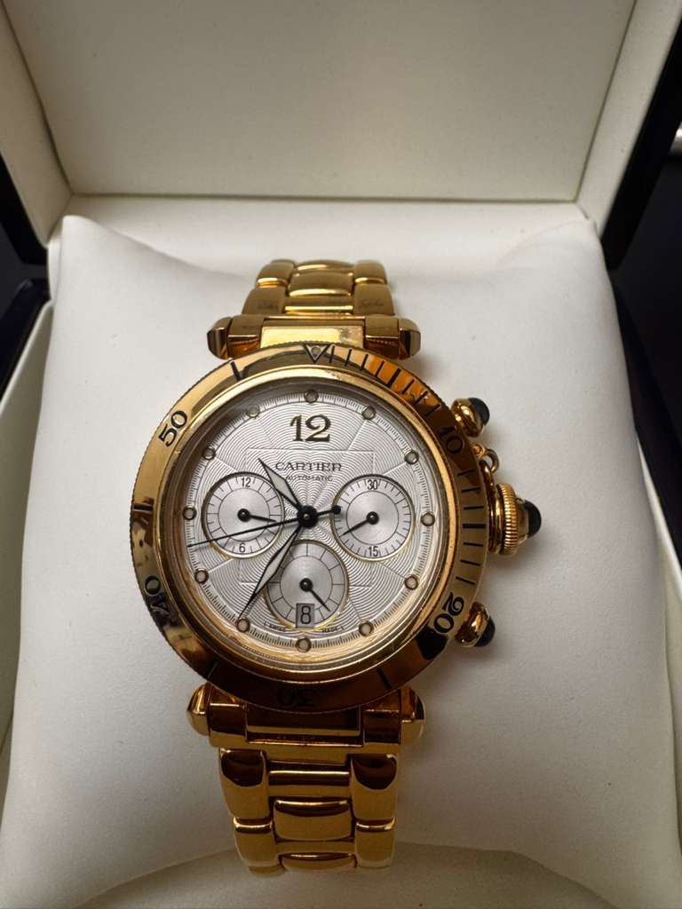 CARTIER PASHA YELLOW-GOLD-38MM-2111