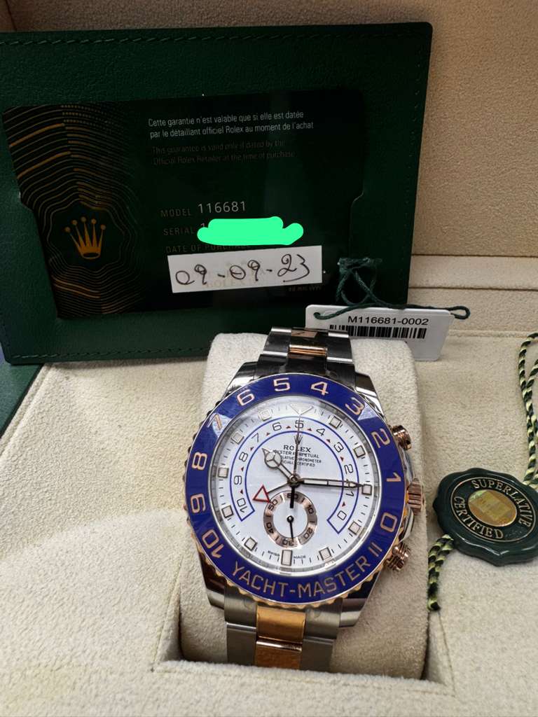 ROLEX YACHT-MASTER TWO-TONE-44MM-116681